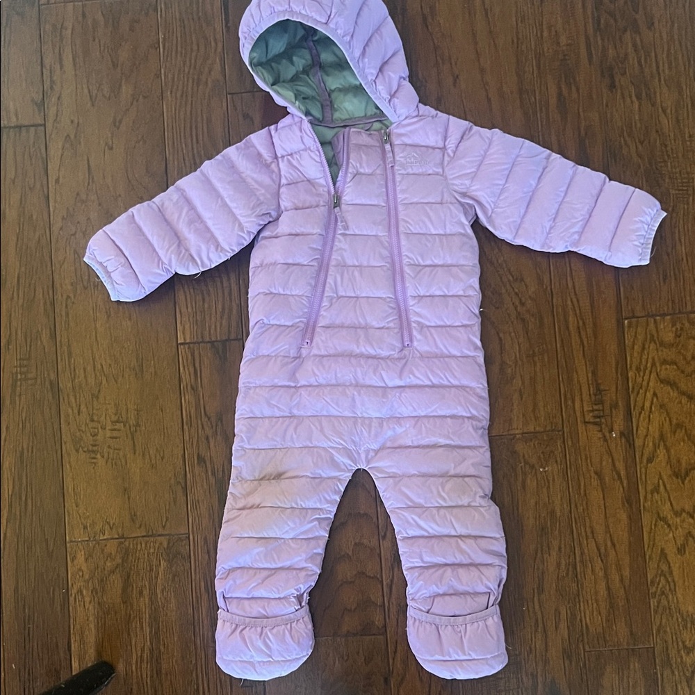 L.L. Bean Lavender Baby Snowsuit